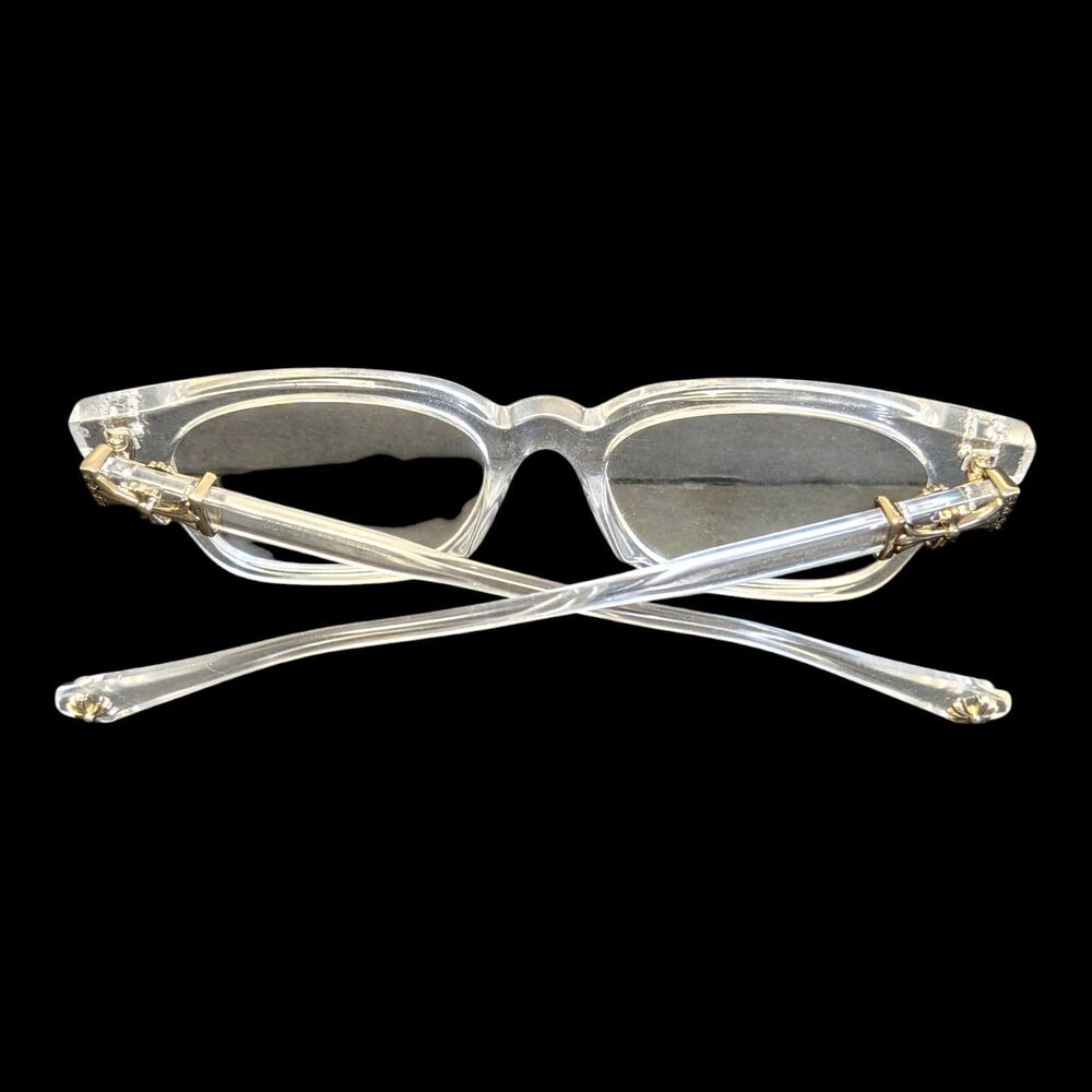 Chrome Hearts Vagilante Clear Frame Glasses As Is